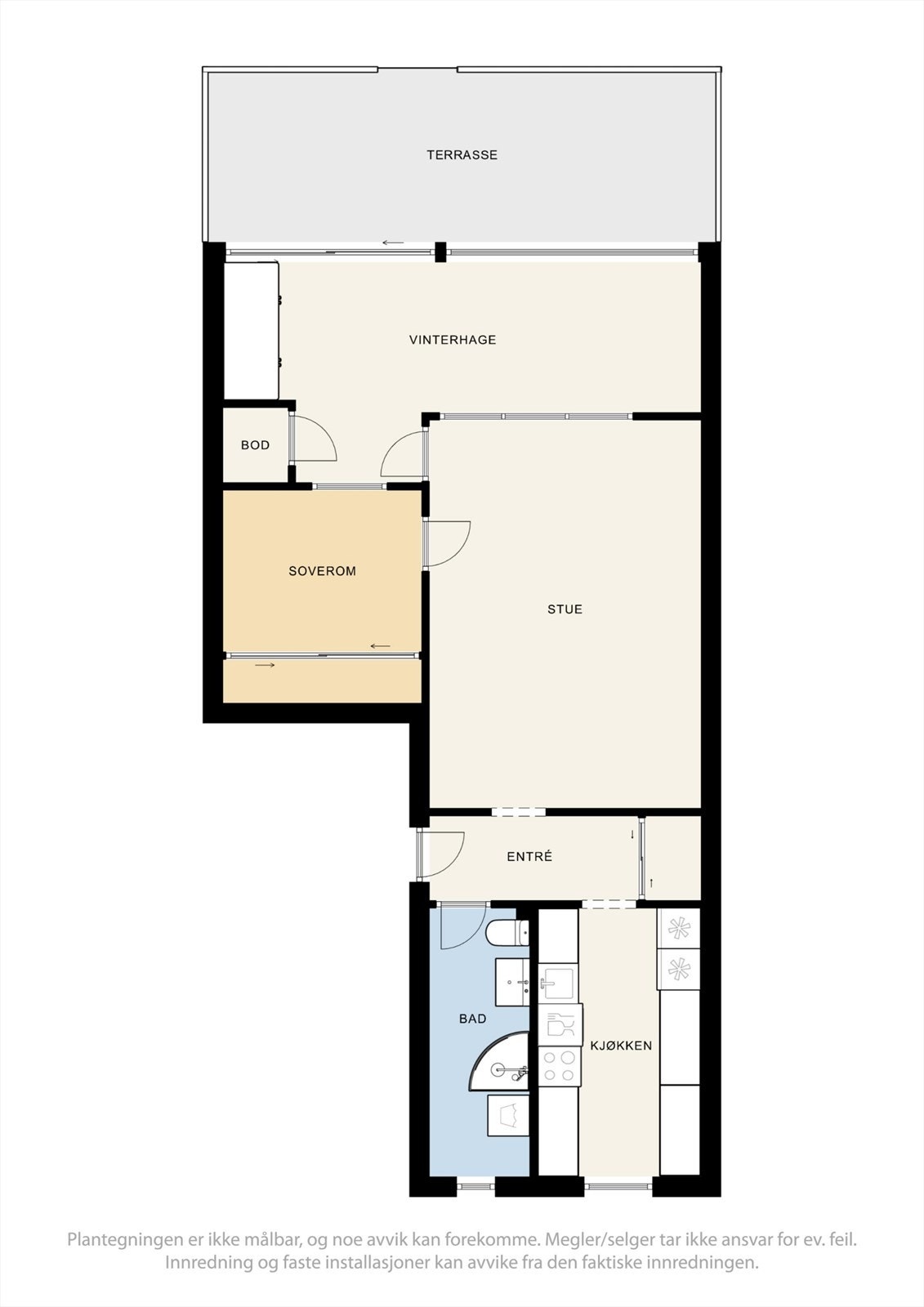 Plantegning: Galleribilde