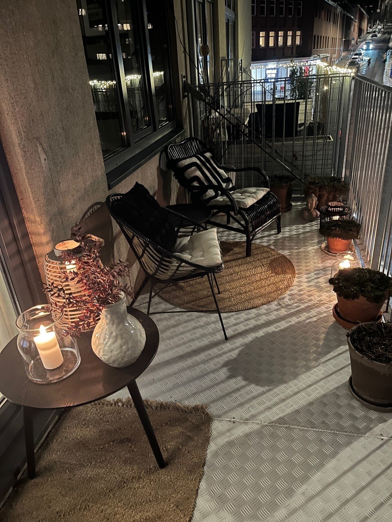 Kveldsstemning på balkong (bilde tatt av selger) Galleribilde