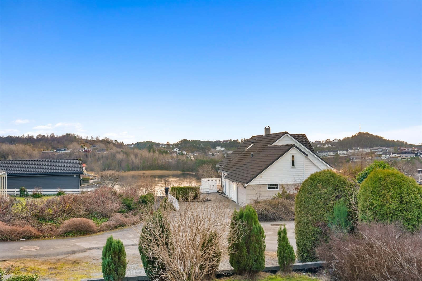 Fin utsikt fra terrasse Galleribilde