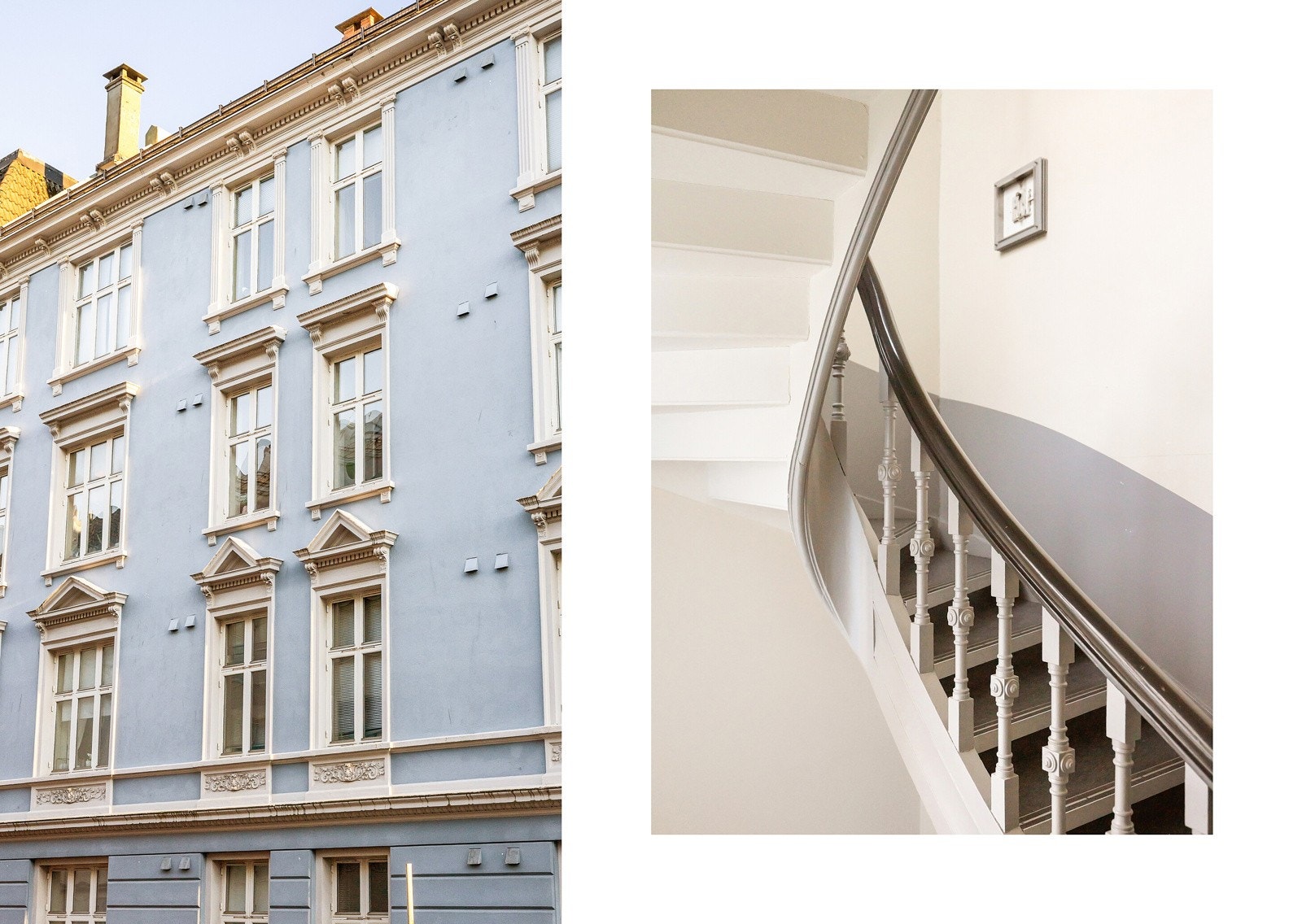 Pent og ryddig felles inngangsparti med heis som tar deg helt opp til leiligheten. Galleribilde