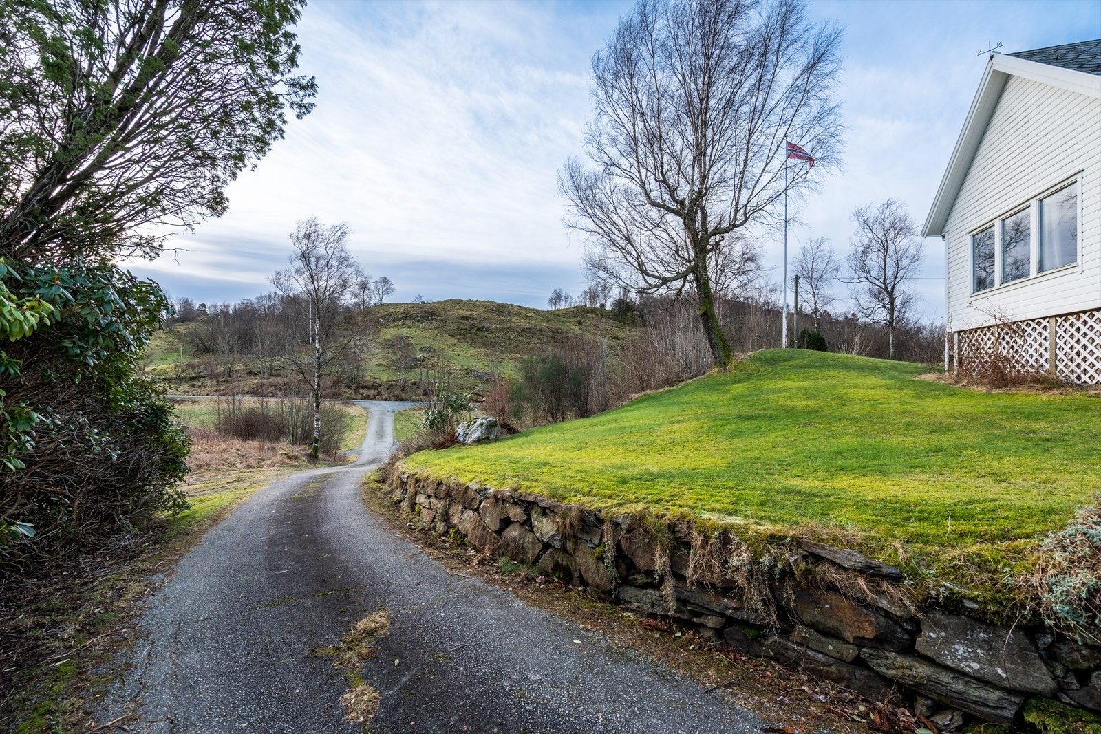 Oppkjørsel til eiendommen. Galleribilde