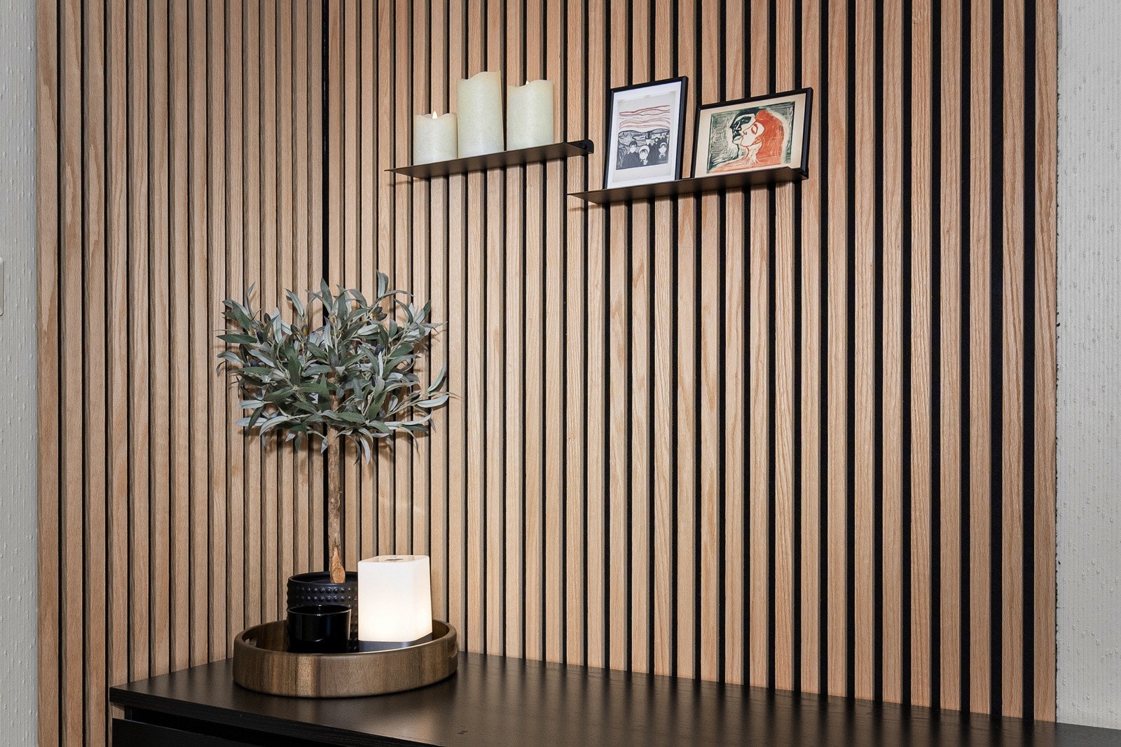 Også på soverommet er det fine spiledetaljer Galleribilde