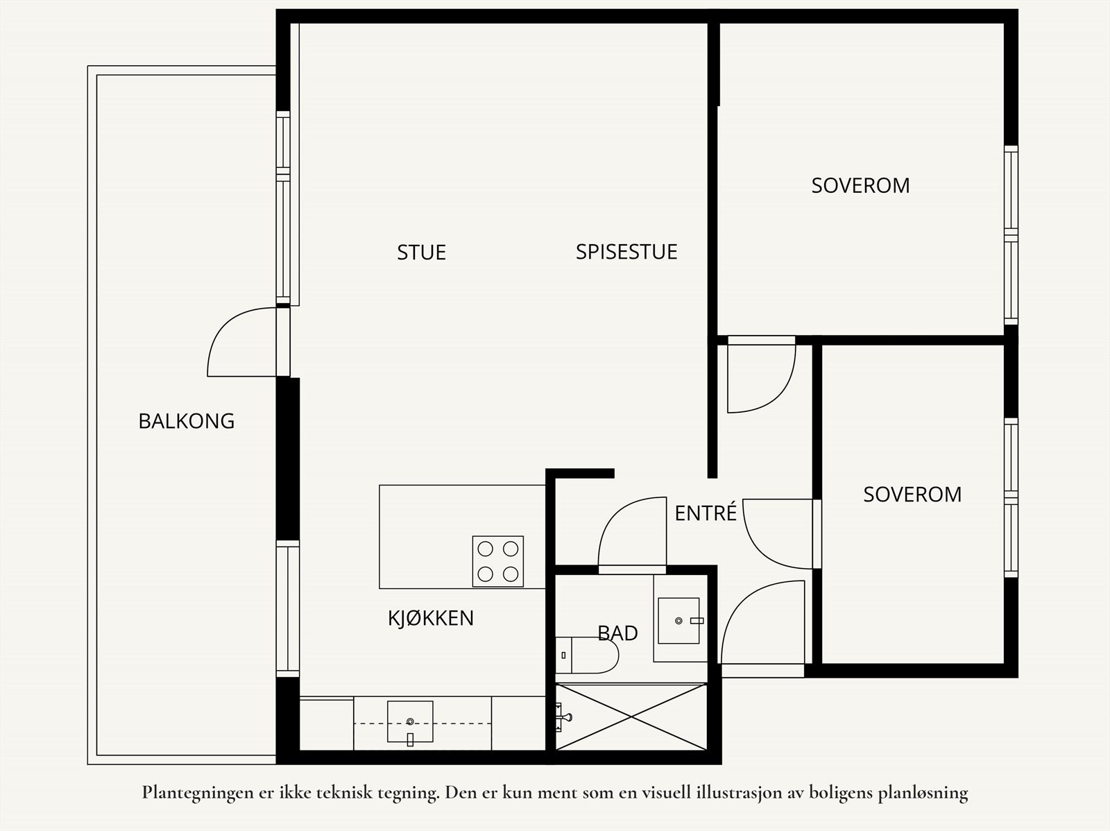 Plantegning Galleribilde