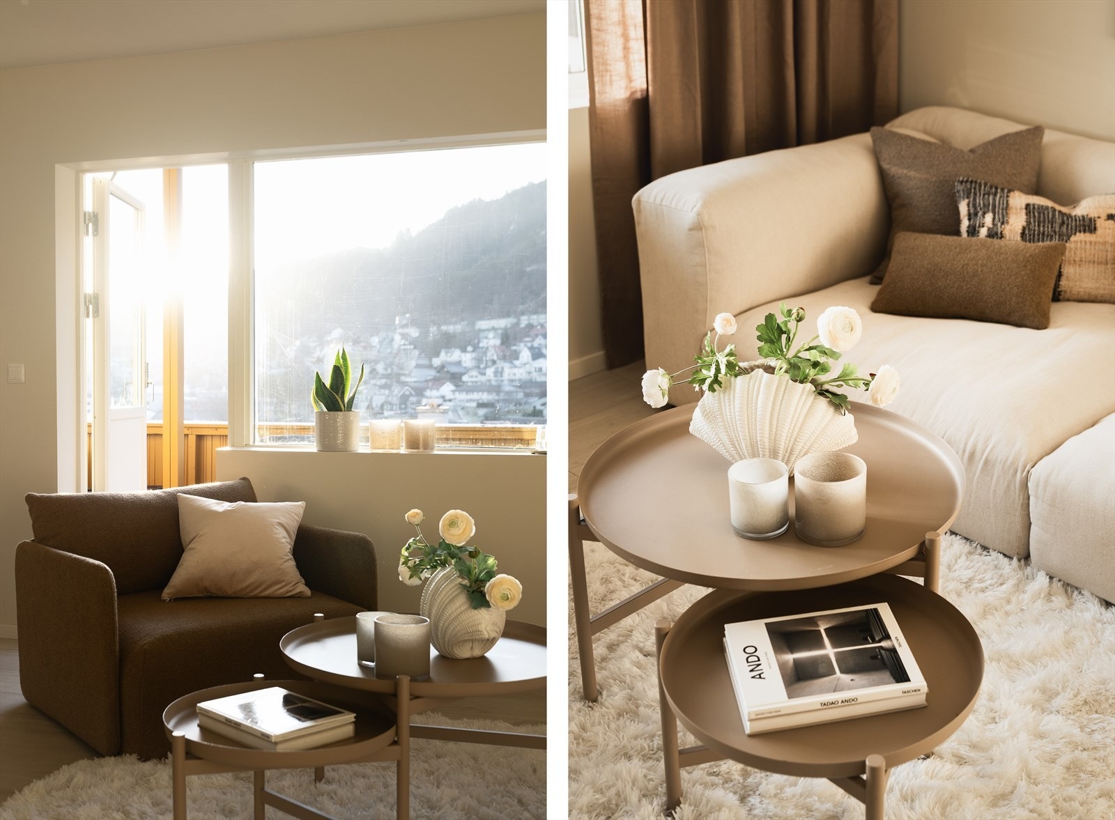 Store vindusflater som rikelig med lysinnslipp Galleribilde