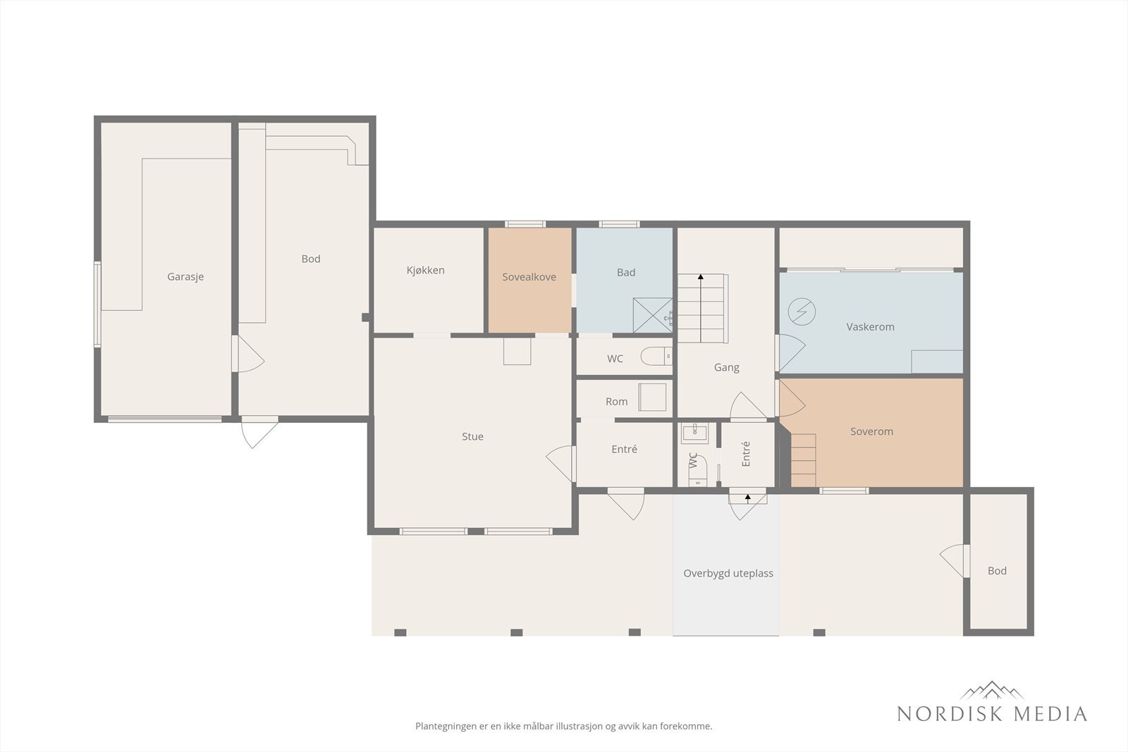 Plantegning Galleribilde