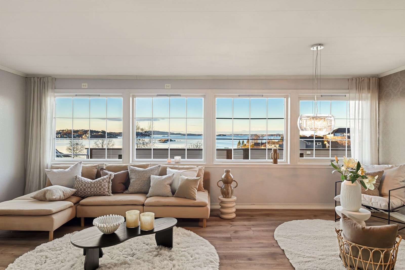 Her har man en nydelig sjøutsikt! Galleribilde