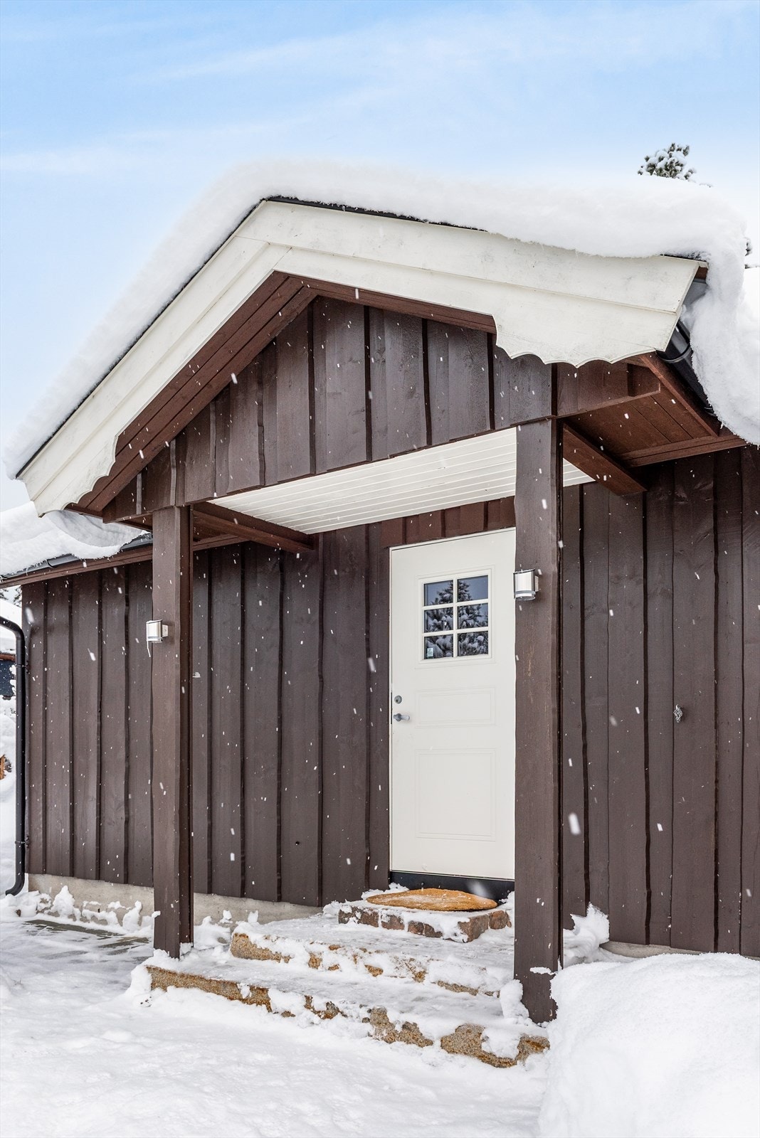 Overbygget inngangsparti. Galleribilde