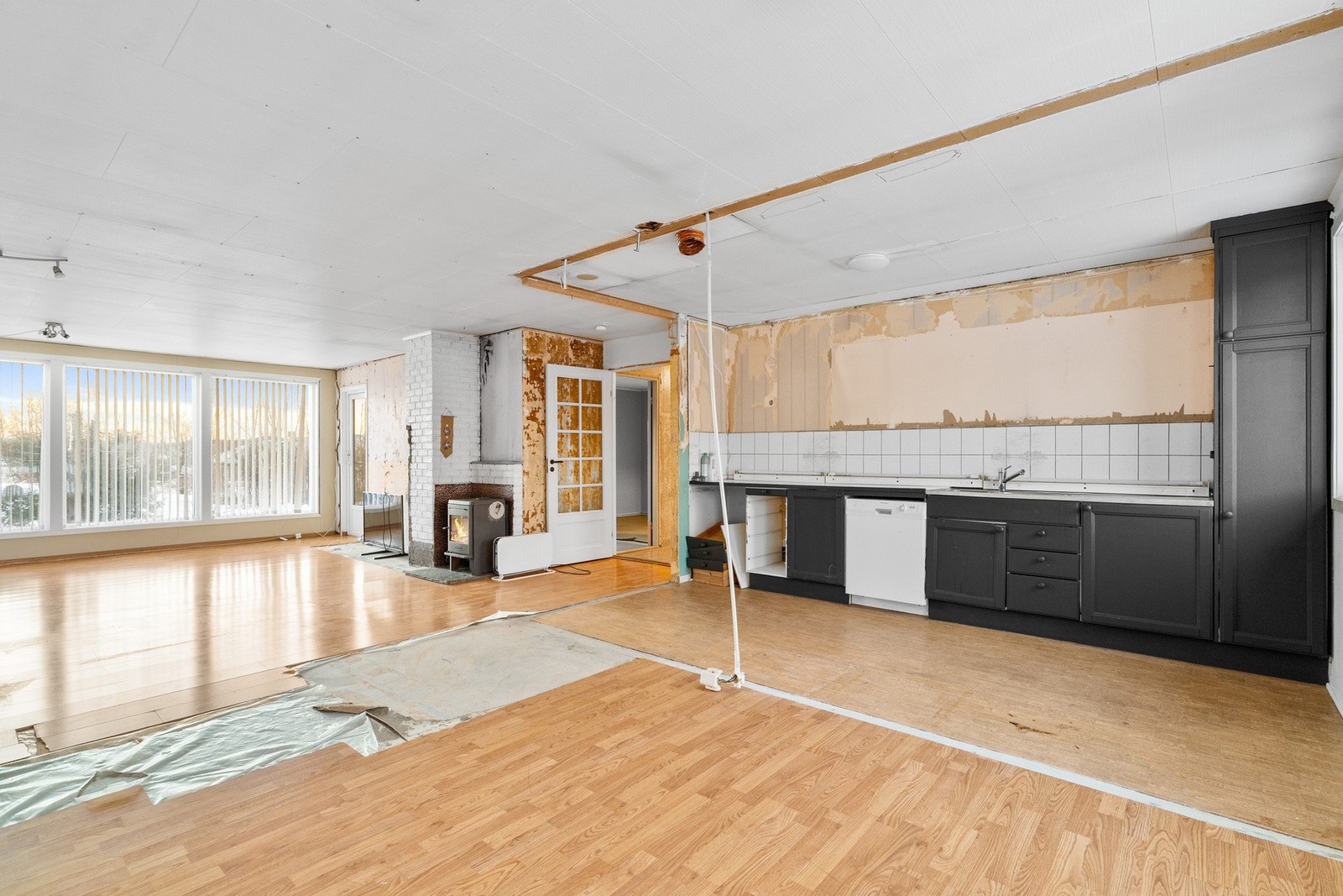 Kjøkken/stue. Galleribilde