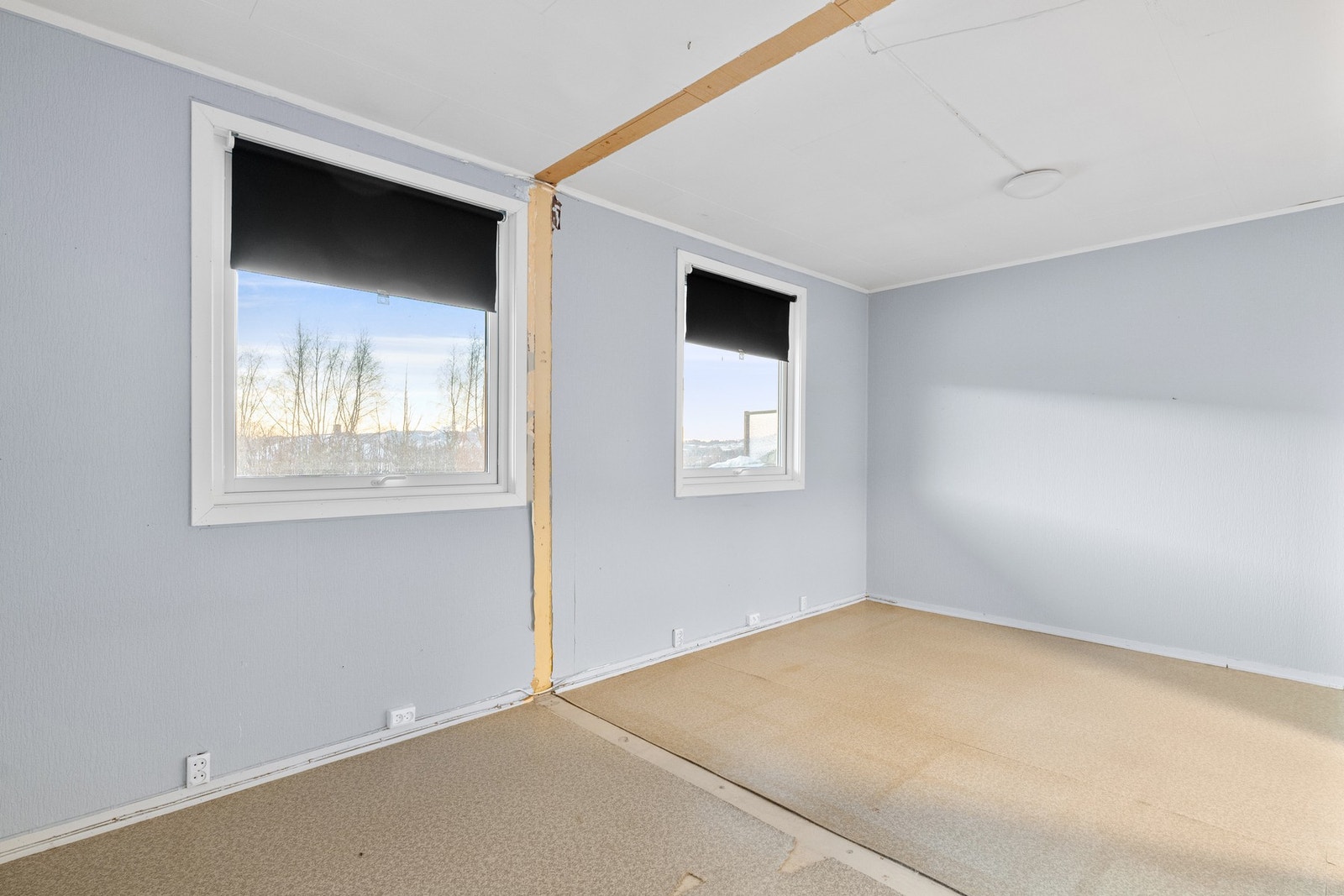 Det er opprinnelig 3 soverom i huset. Galleribilde