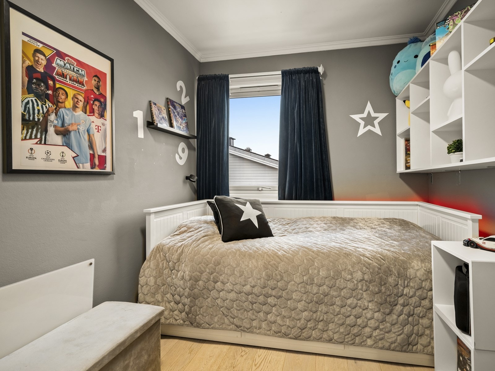 Soverommene egner seg godt som barnerom, gjesterom eller kontor. Galleribilde