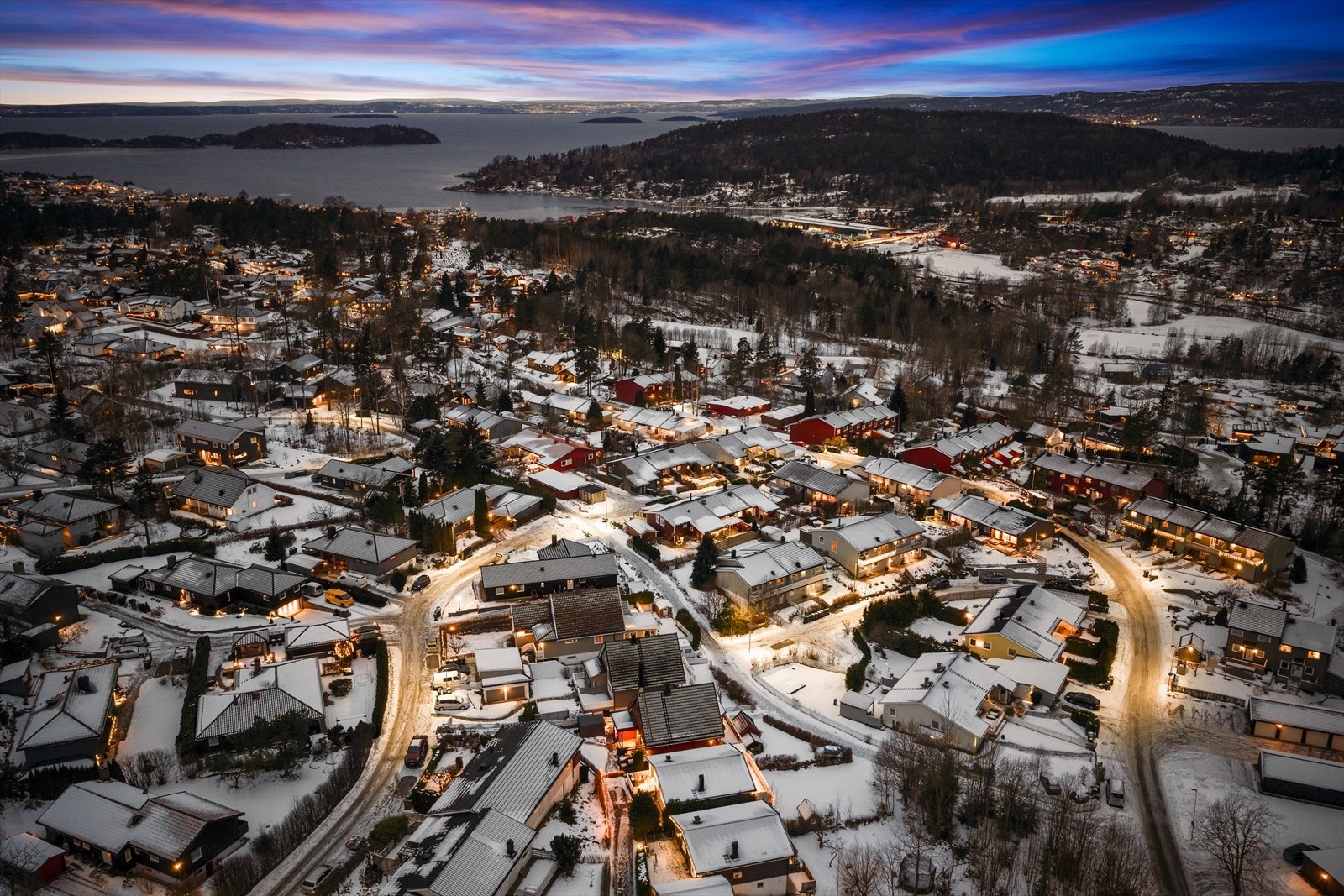 Et attraktivt boområde med nærhet til både natur og bymessige fasiliteter. Galleribilde