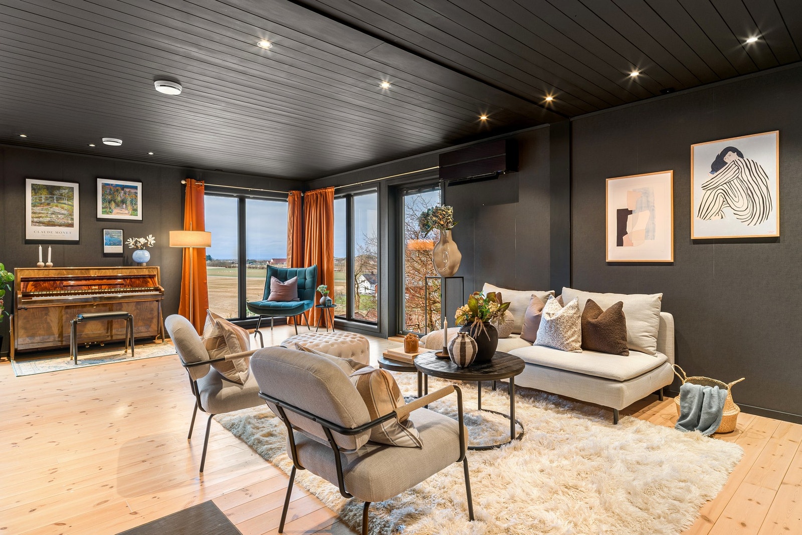 Denne løsningen gir stor fleksibilitet når det kommer til møblering. Galleribilde