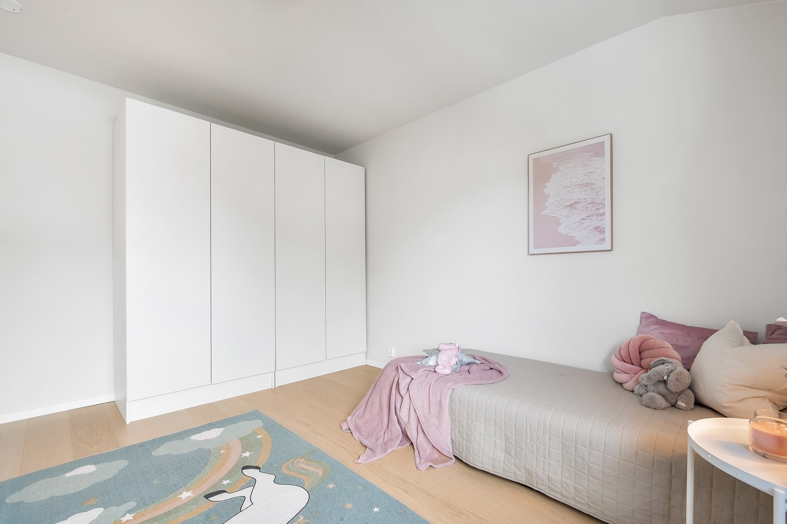 Rommet kan innredes som soverom, og har plass til seng og garderobeløsning Galleribilde