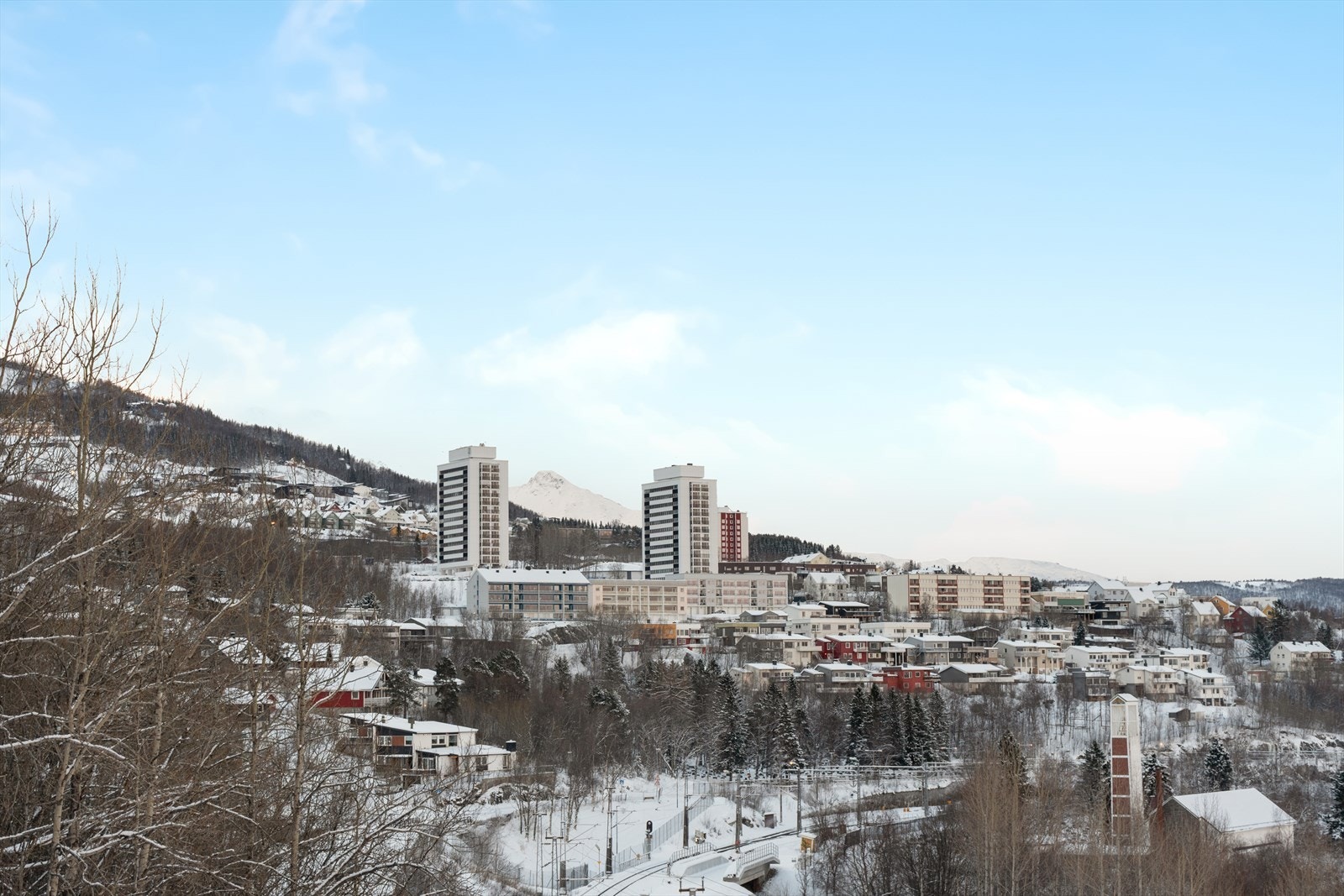 Utsikt fra balkongen Galleribilde