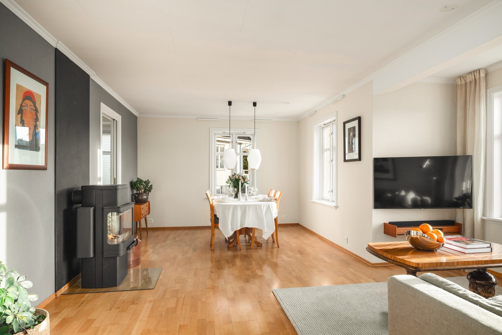 Her kan en innrede i flere soner med god plass til venner og familie. Galleribilde