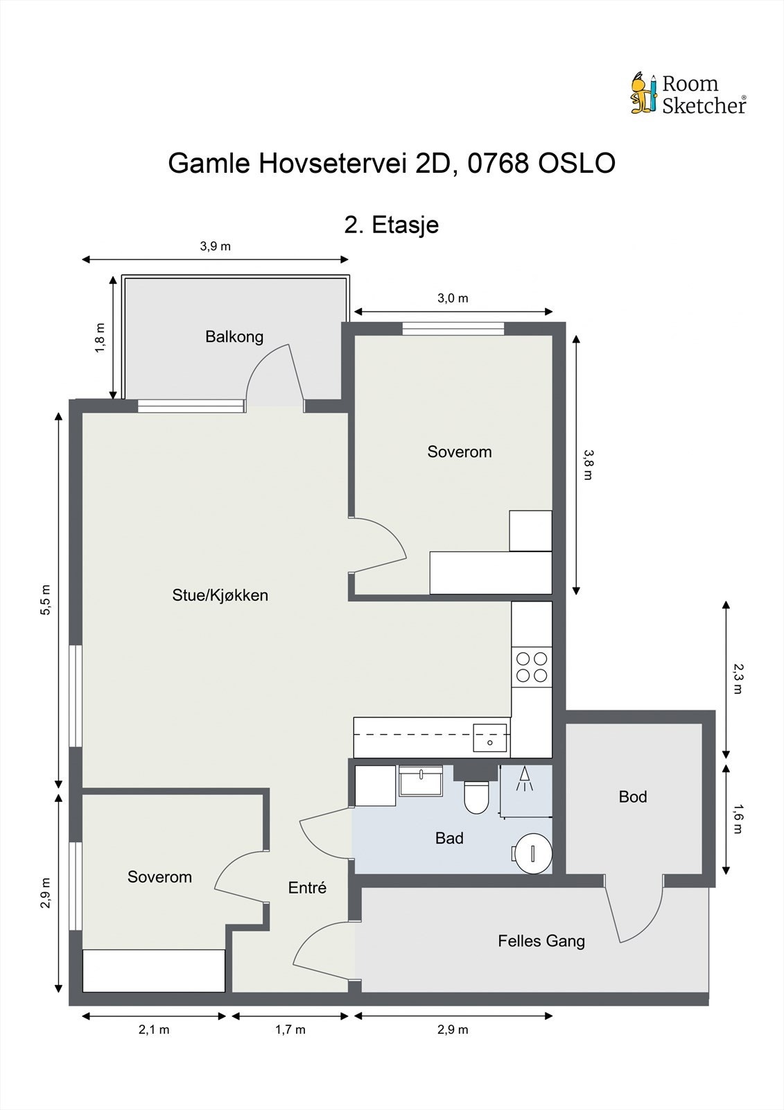 Planskisse. Galleribilde