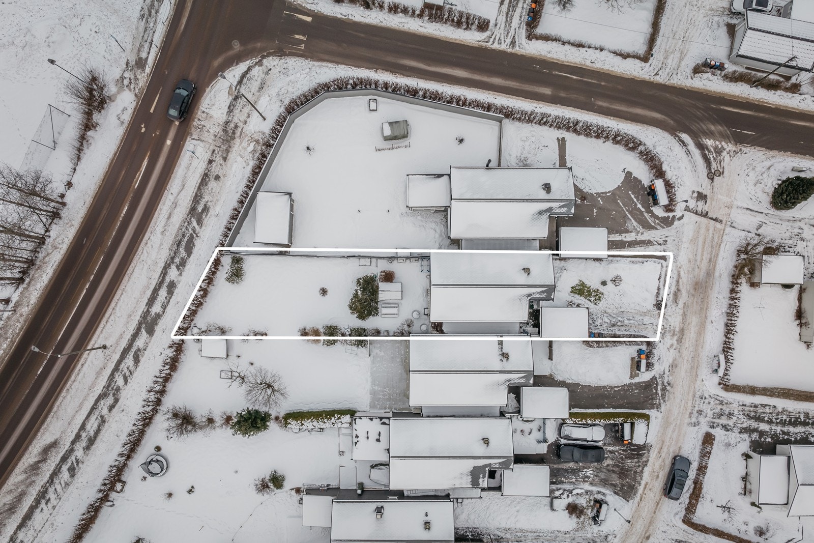 Tomten er ringet rundt Galleribilde