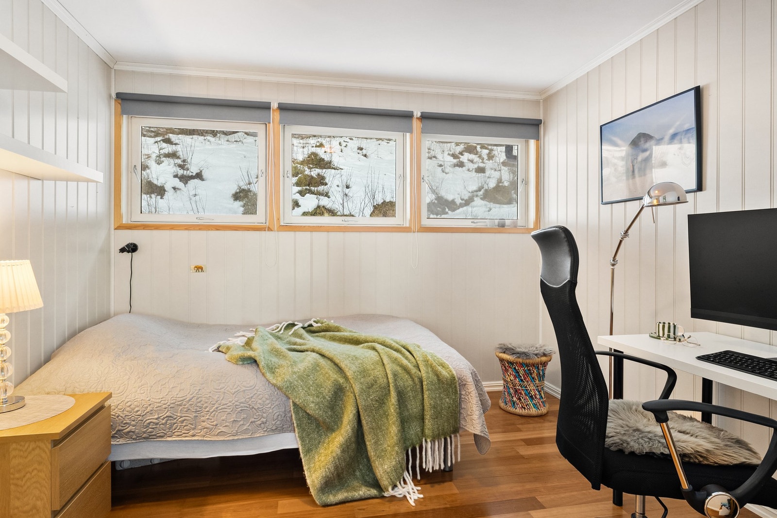 Boligens tre soverom ligger på hovedplanet Galleribilde