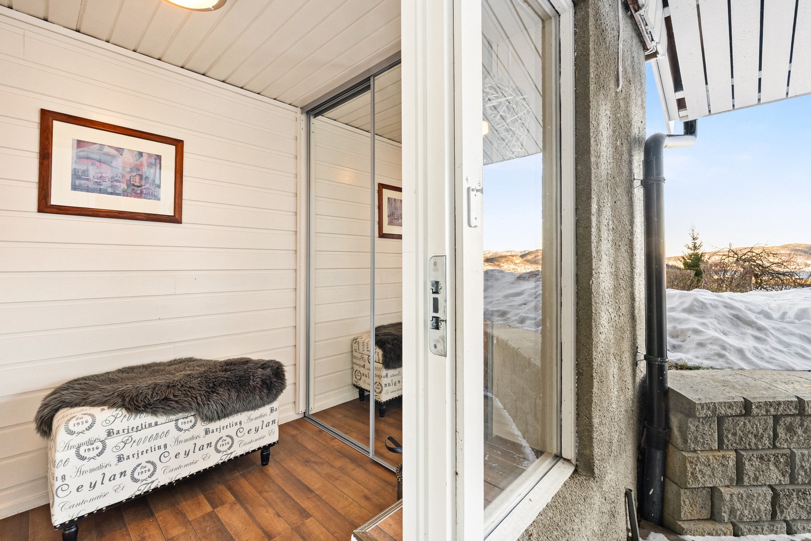 Vindfang fra underetasjen Galleribilde