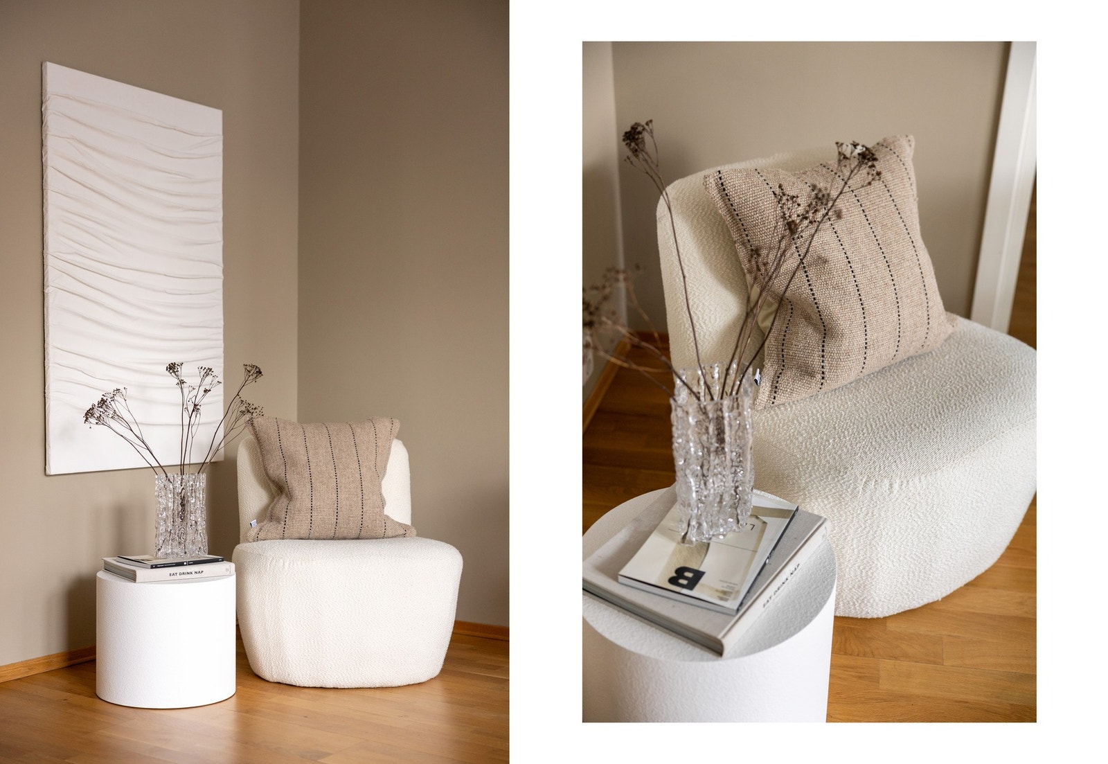 Overflatene er malt i en tidsmessig og behagelig fargetone. Galleribilde