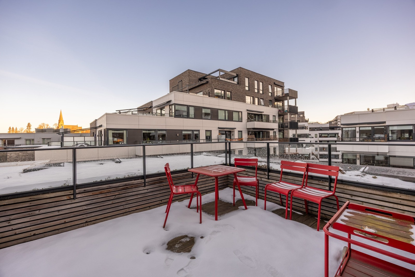 Felles takterrasse. Galleribilde