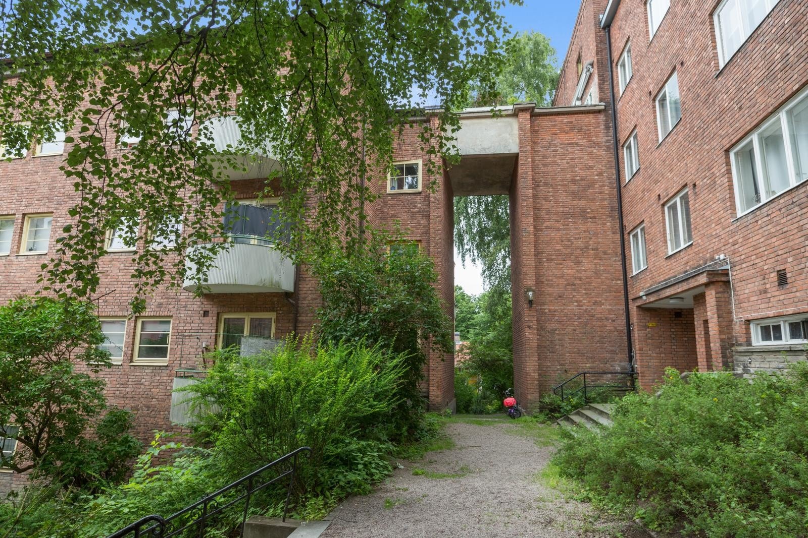 Fasade ifra bakgården Galleribilde