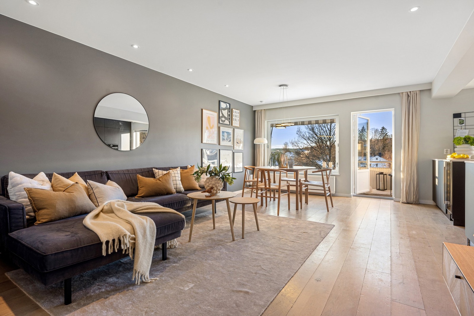 Svært gode solforhold med sol fra tidlig ettermiddag til sen kveld Galleribilde