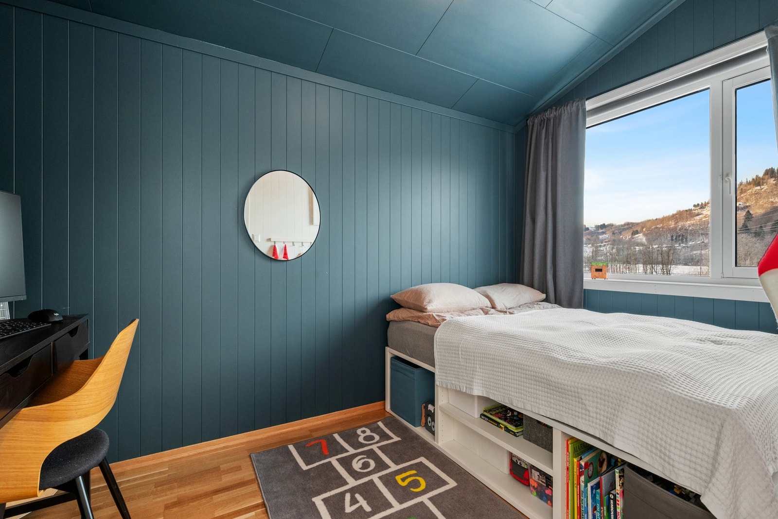 Soverom 3 er på 8,5 kvm. Galleribilde