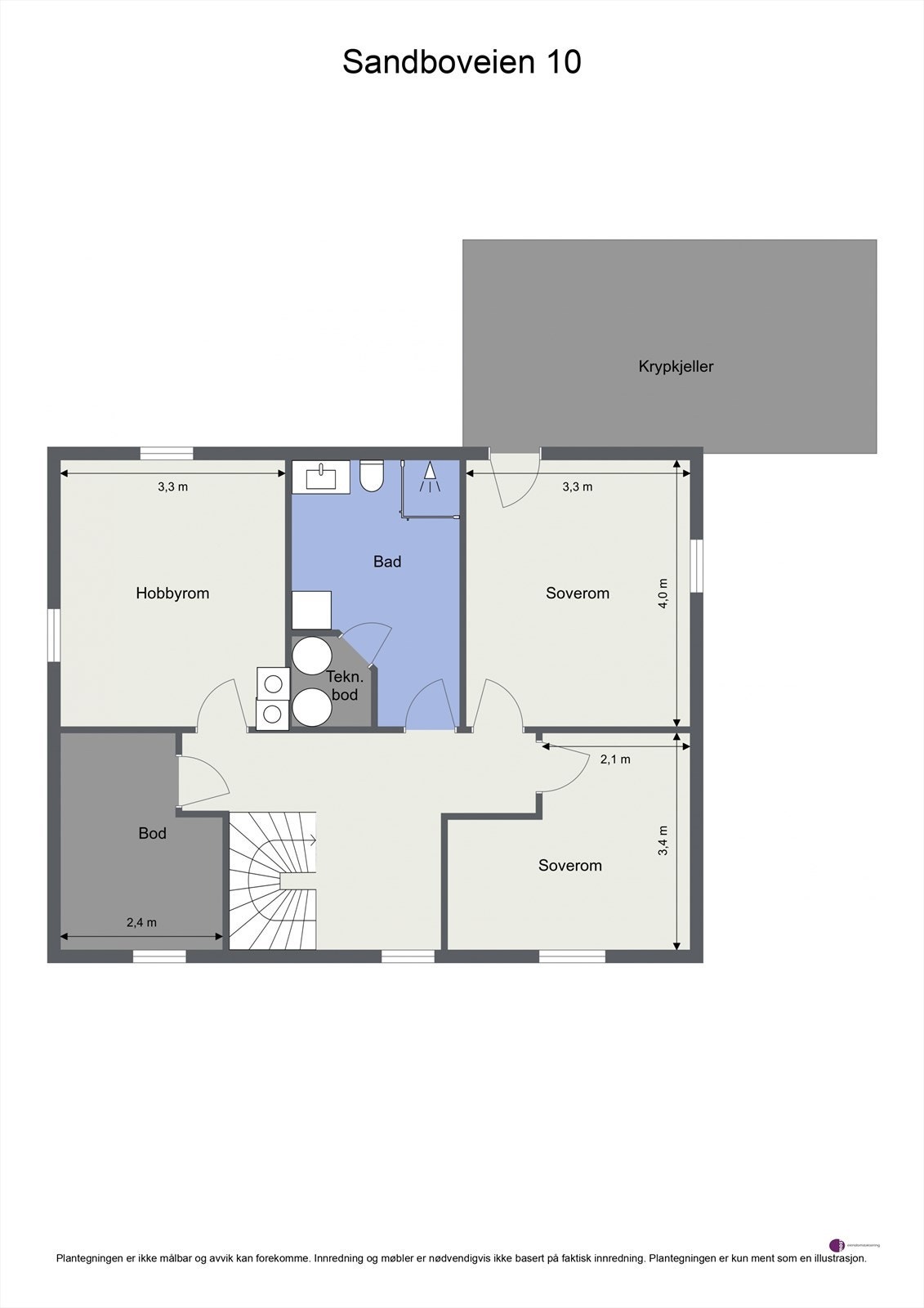 Plantegning - Kjeller Galleribilde