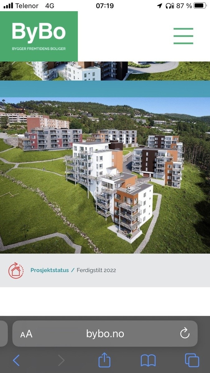 Leilighetsbygg. 4 etasje øverste høyre lelighet Galleribilde