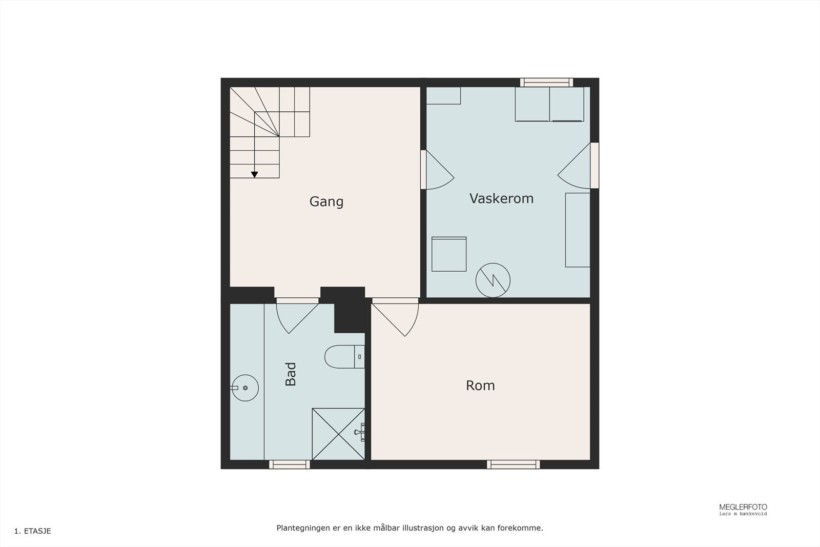 Plantegning kjeller Galleribilde