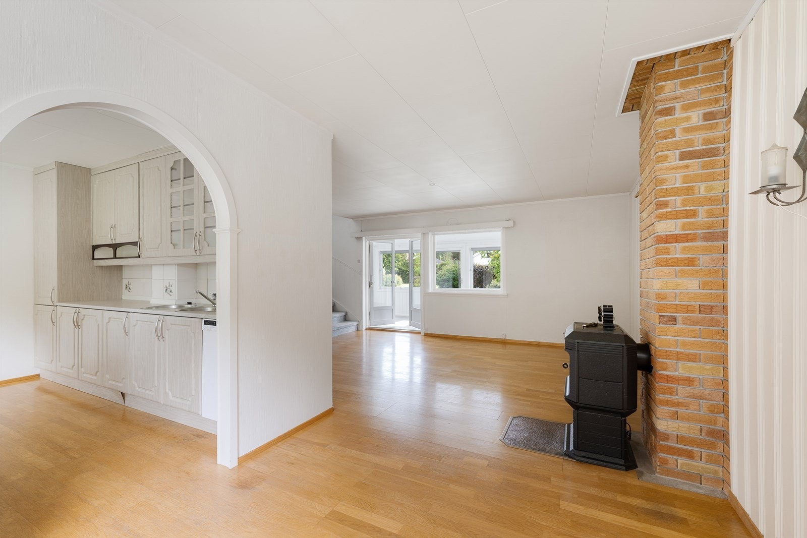 Her er det rom for spisestue i åpen løsning til kjøkken Galleribilde