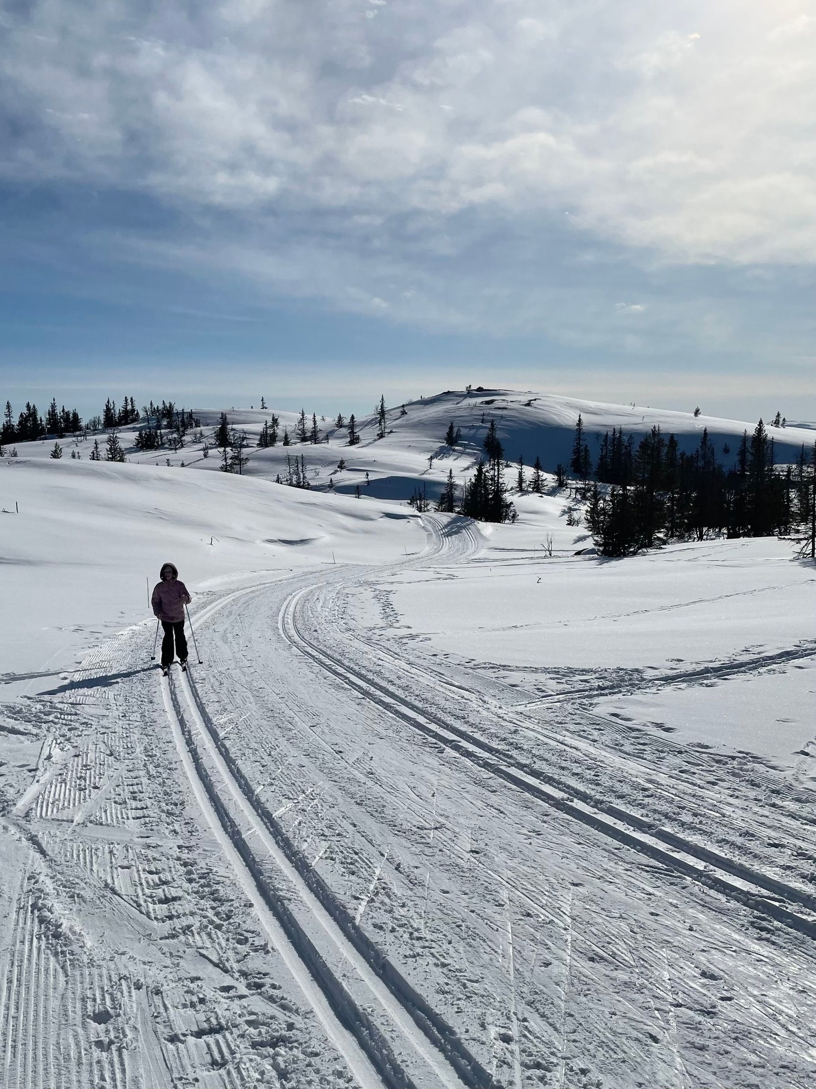 Alltid nypreparerte skiløyper så fort snømengden er på plass. Galleribilde