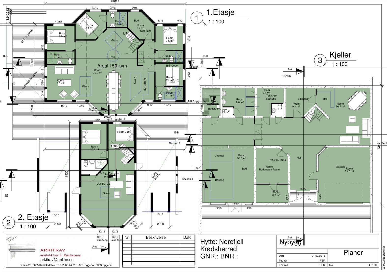 Plantegning. Galleribilde