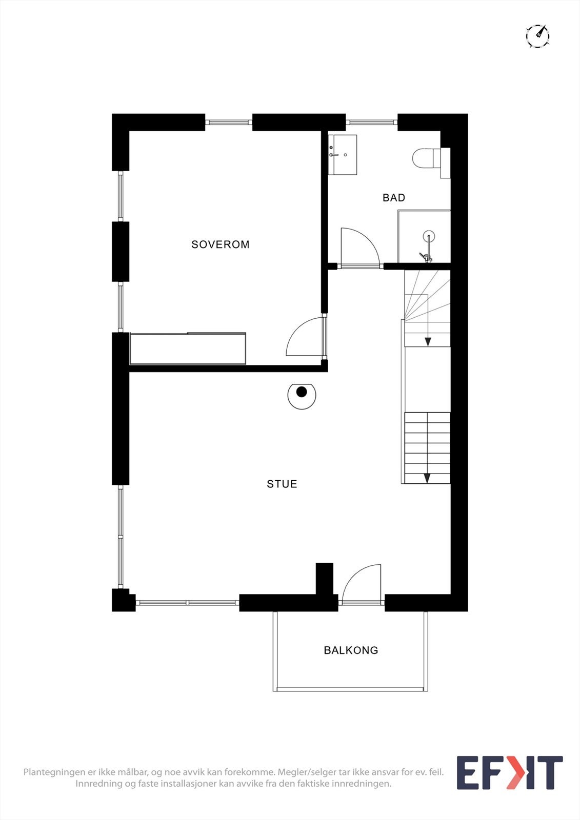 Her finner du stue nr. 2 samt hovedsoverommet og hovedbadet. Galleribilde