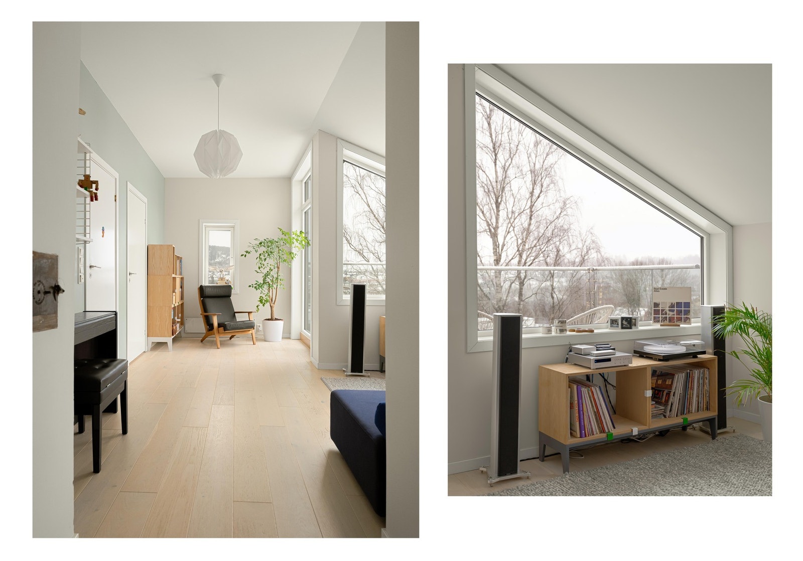 Fin lesekrok mot utsikten. Galleribilde