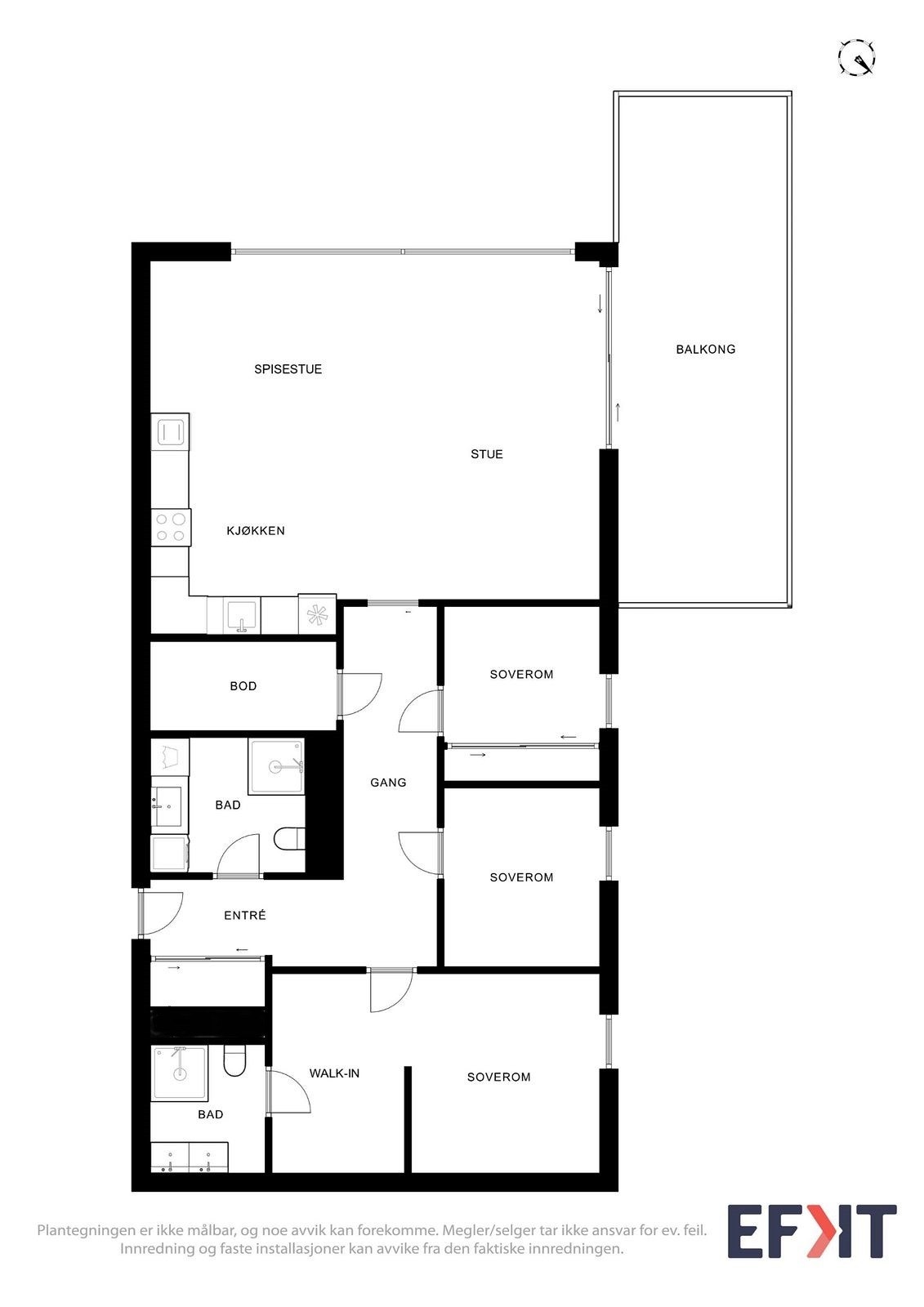 Plantegning Galleribilde