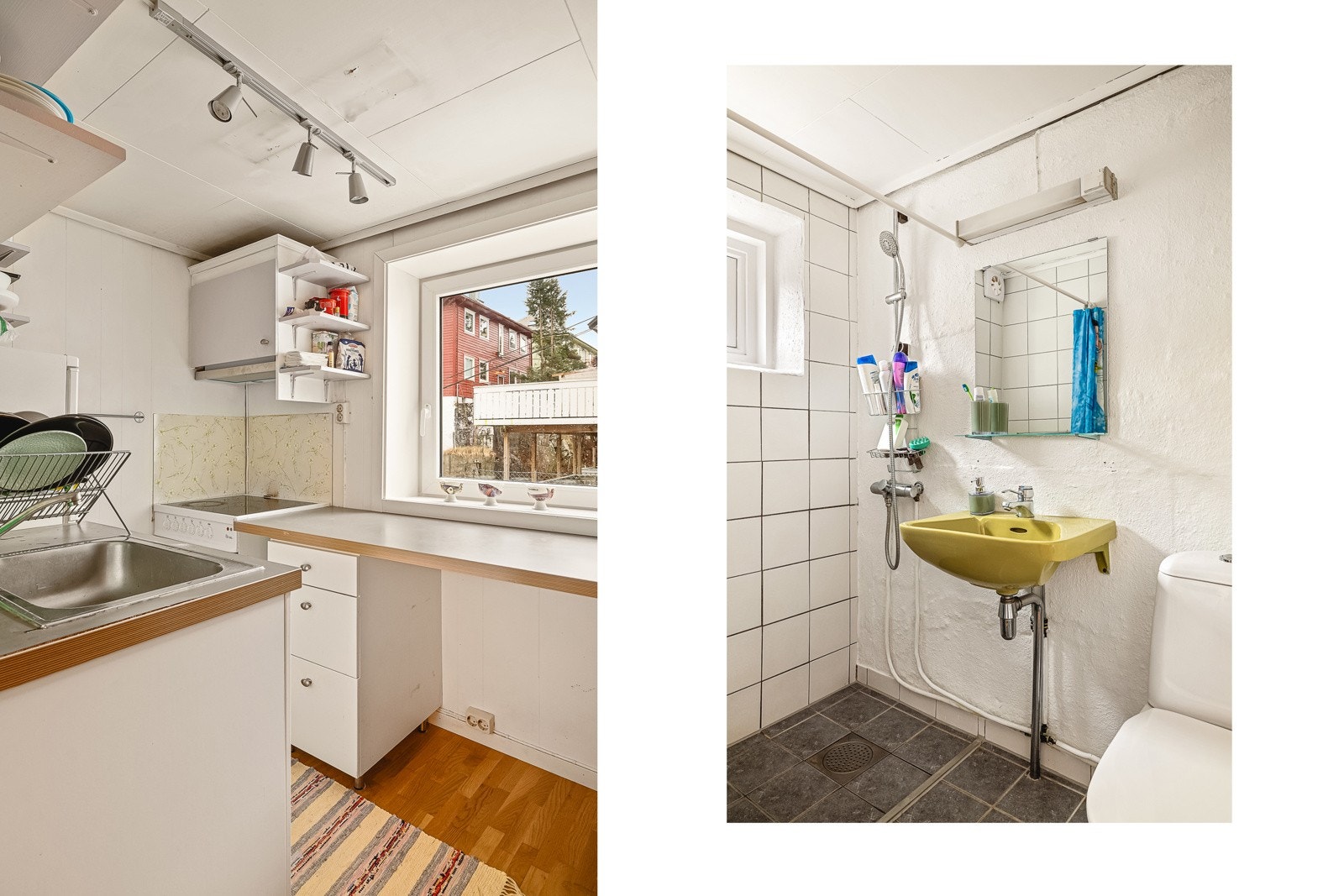 - Kjøkken og bad hybeldel. (ikke godkjent for varig opphold) - Galleribilde