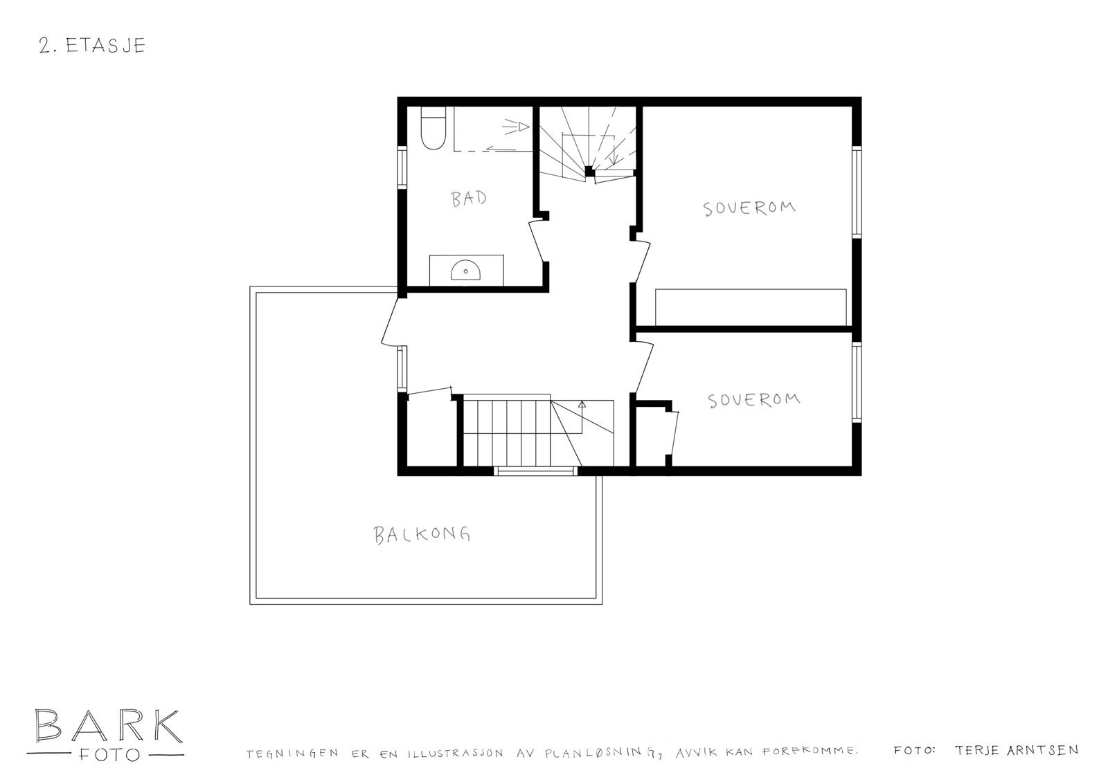 - Planløsning 2.etasje - Galleribilde