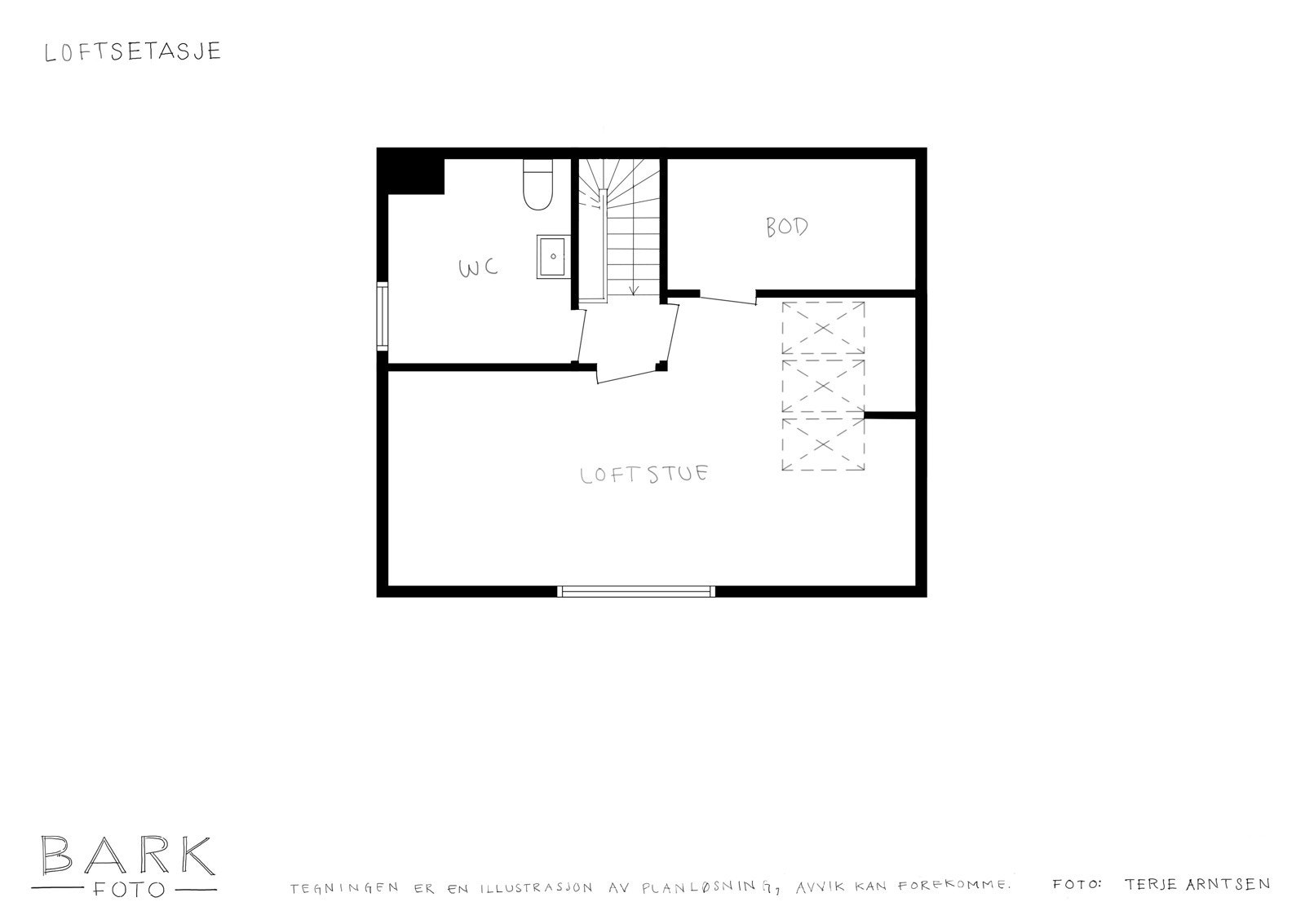 - Planløsning loft - Galleribilde