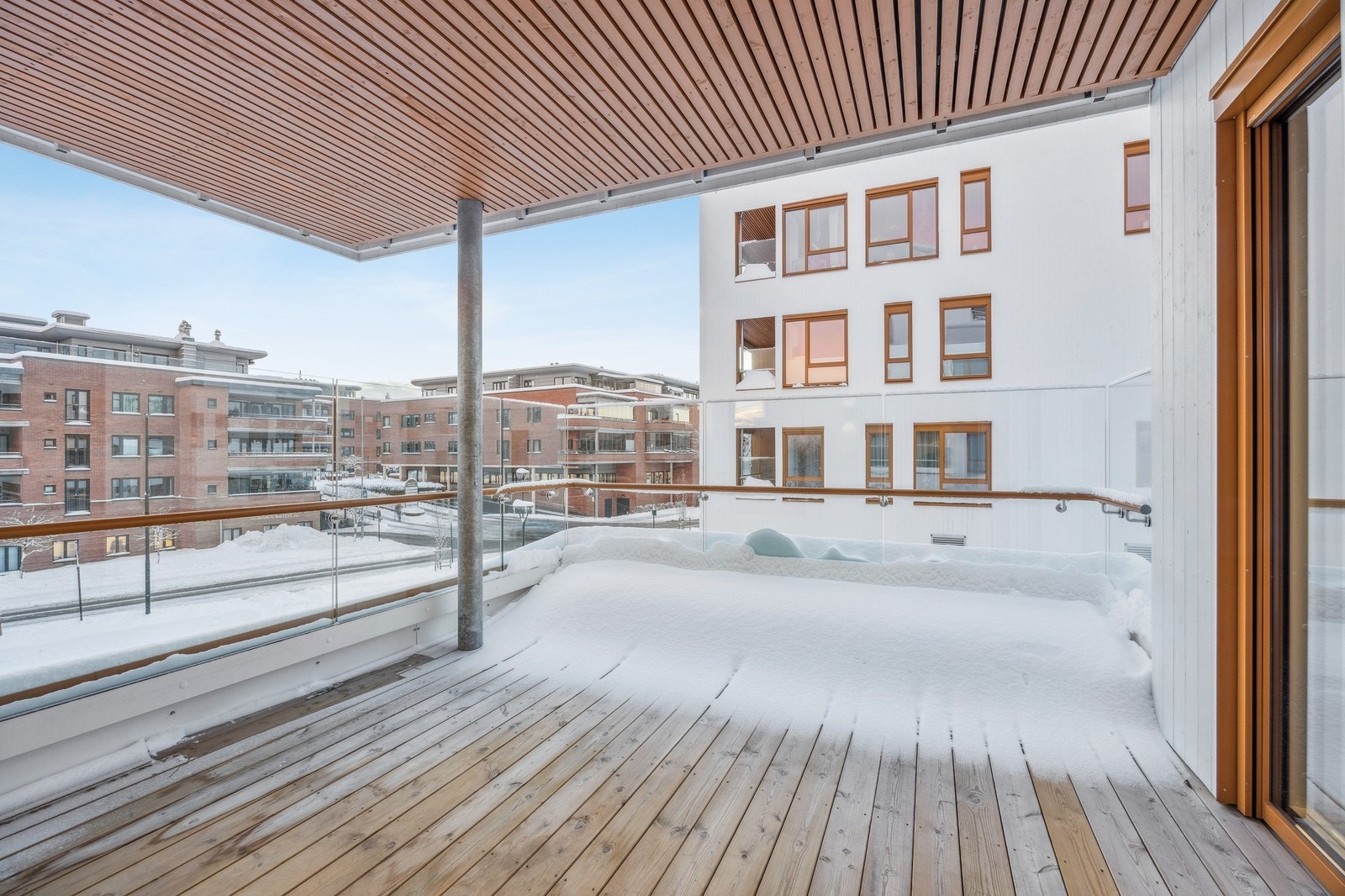 Stor balkong på 11 kvm. Galleribilde