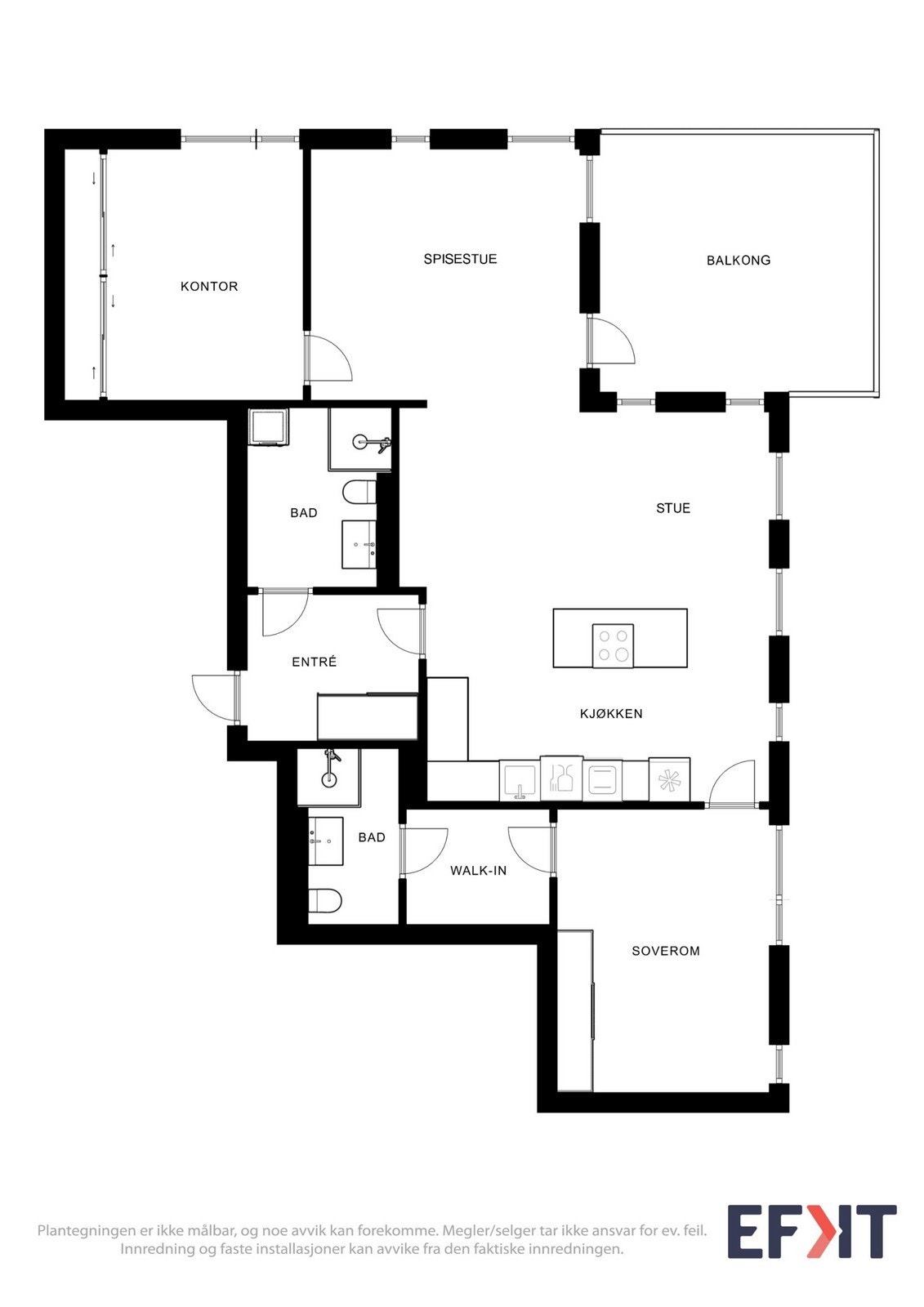 Plantegning Galleribilde