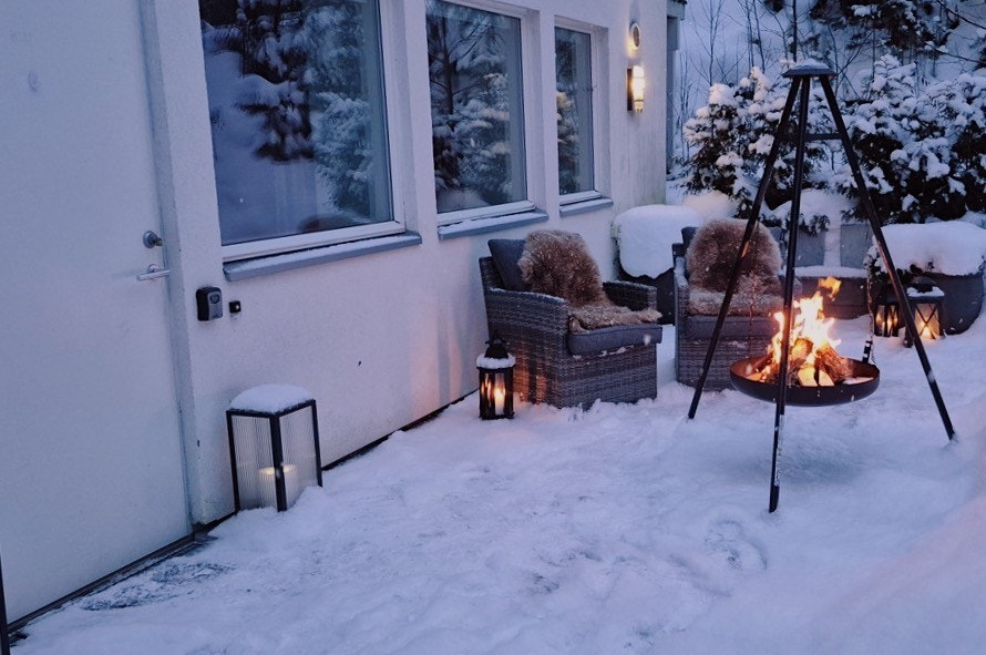 Skjermet uteplass Galleribilde