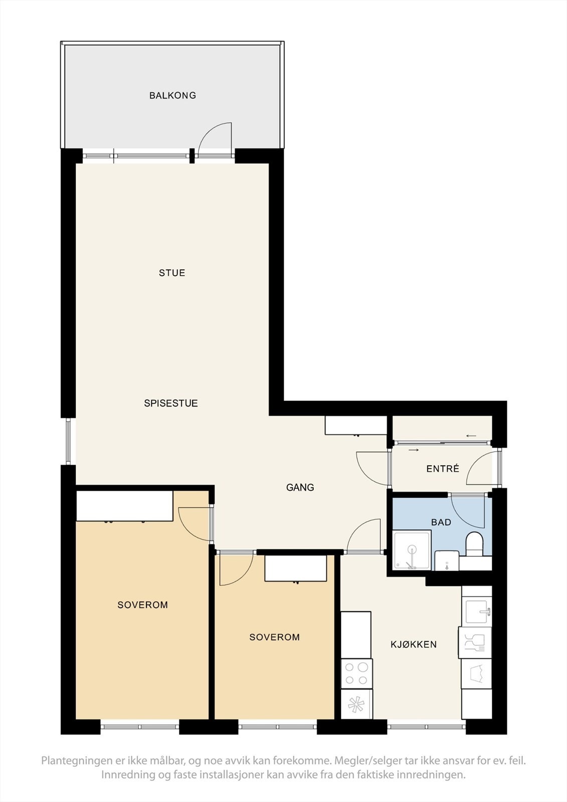 Plantegning Galleribilde