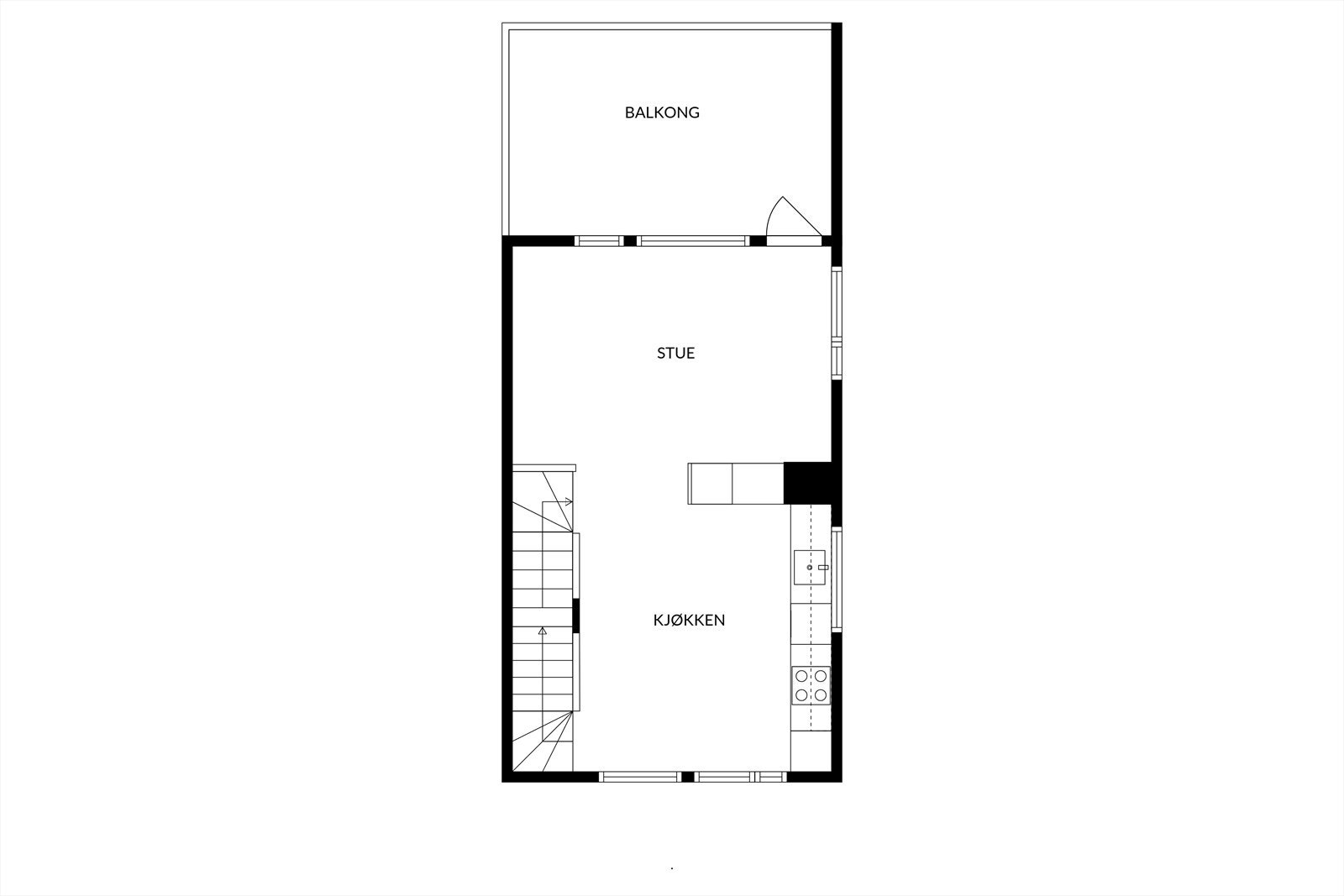 Planskisse 2. etasje Galleribilde