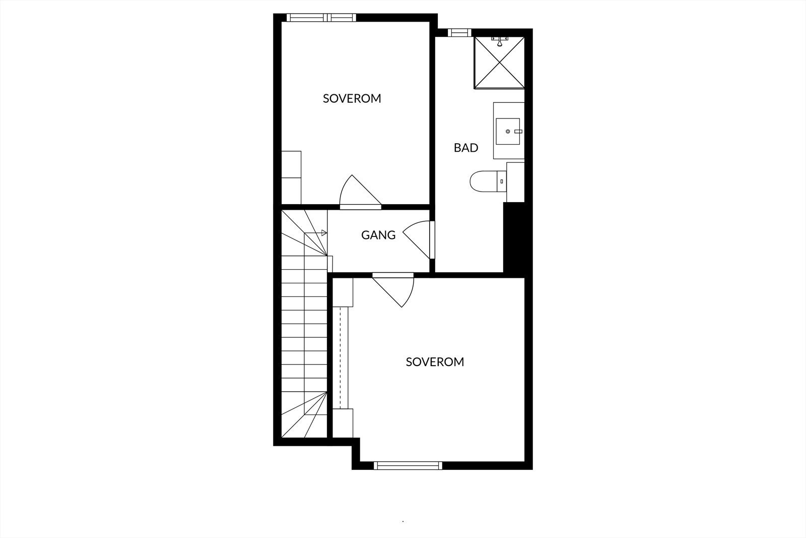 Planskisse 3. etasje Galleribilde