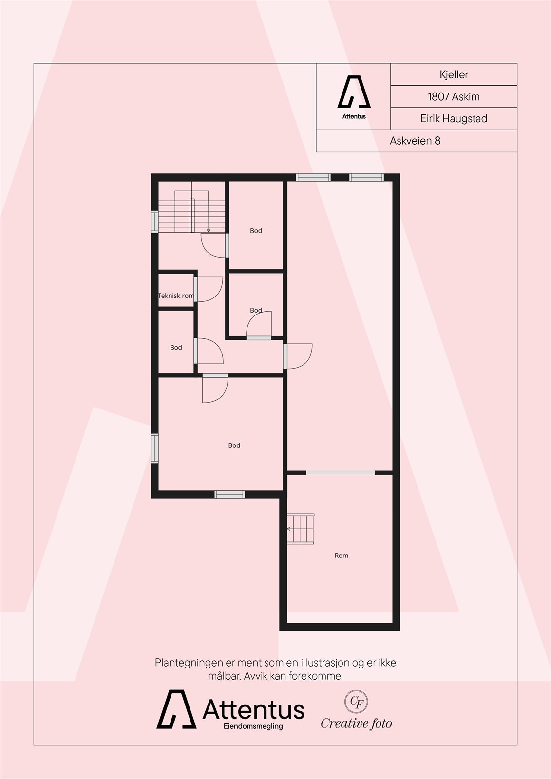 Plantegning Galleribilde