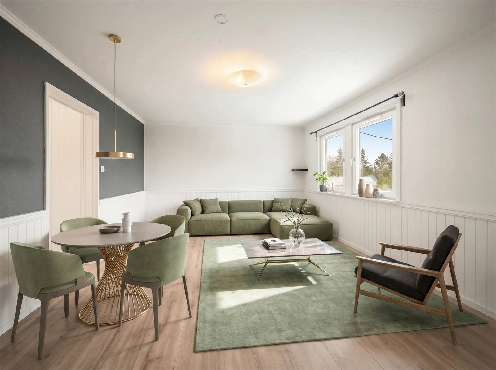 Stue, digitalt stylet Galleribilde