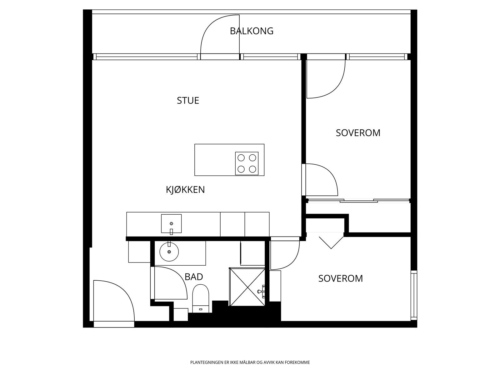 Plantegning Galleribilde