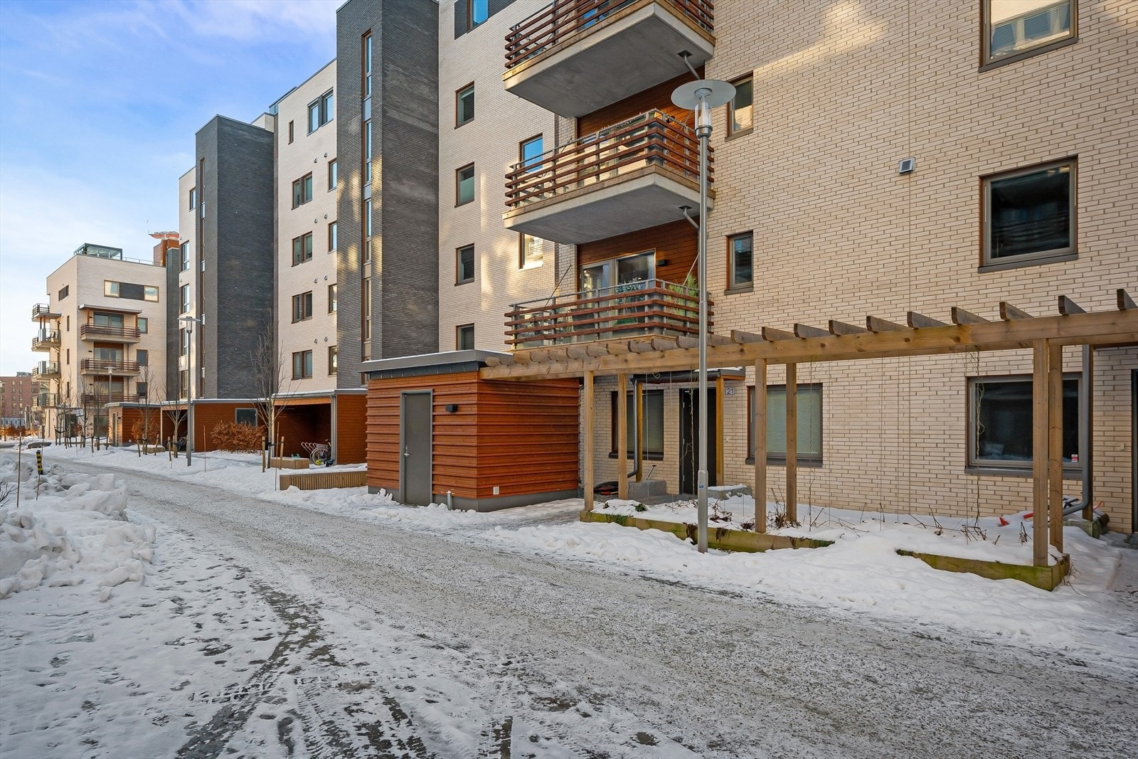 Moderne og nyere bygg fra 2023. Galleribilde